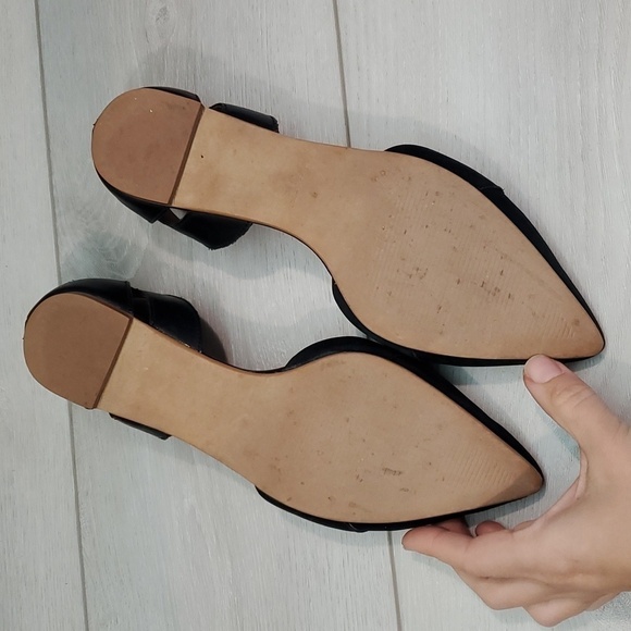 Madewell Womens D'orsay Comfort Work Loafer Pointed Toe Flats Leather shoes sz 7 - Picture 10 of 12